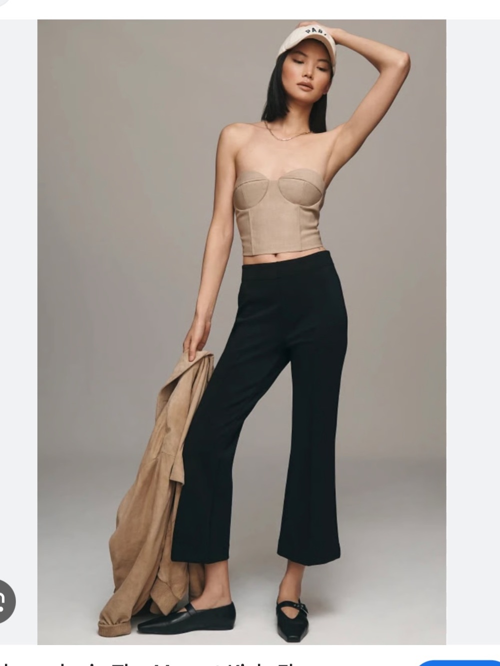Maeve The Margot Black Kick Flare Ponte Pants - Picture 2 of 7